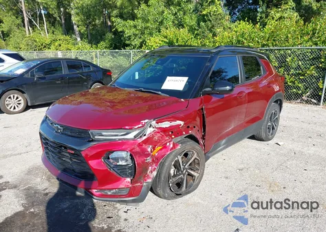 2022 Chevrolet Trailblazer Fwd Rs z USA, uszkodzony, nr VIN KL79MTSL6NB110306